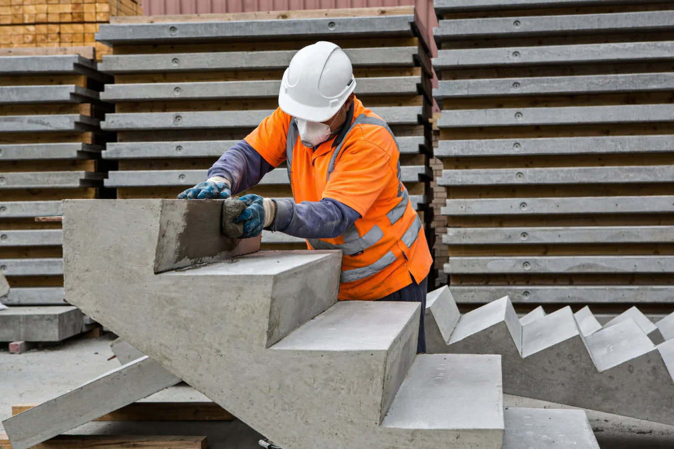 Concrete steps construction in St. Cloud, MN